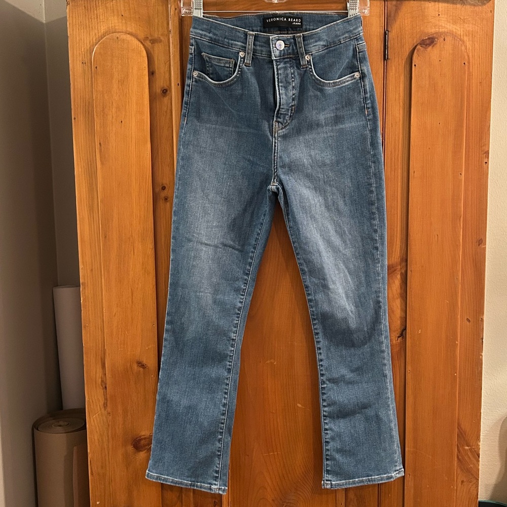VERONICA BEARD Carly Kick-Flare Jean, sierra, size 26